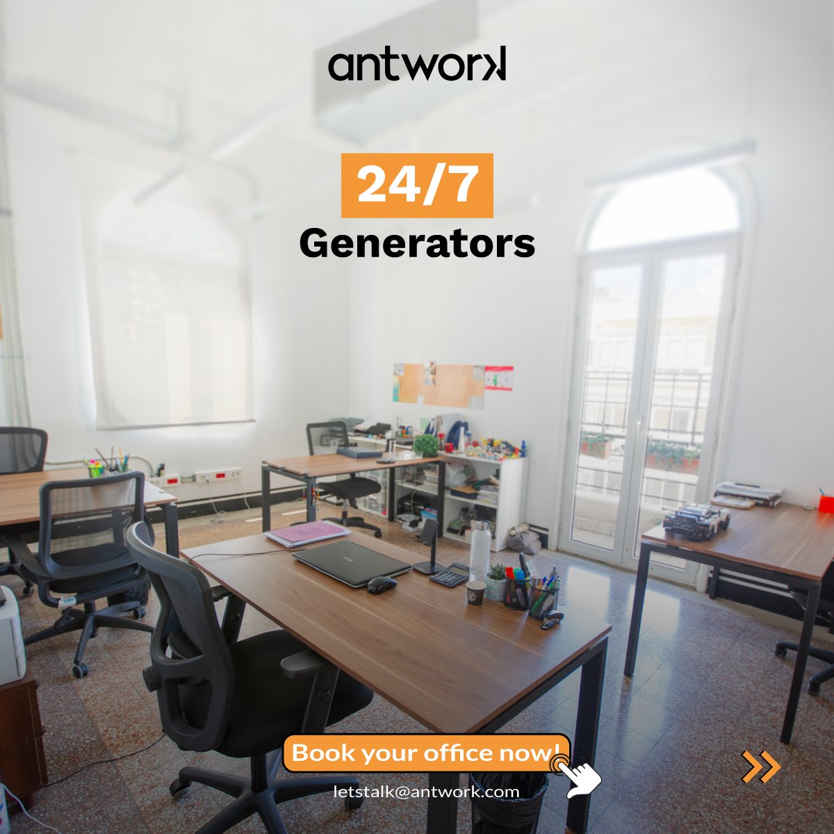 antwork's tweet image. Upgrade your workspace and save big with Antwork's 20% discount on 3-month private office bookings! 
Don't miss out - Fill out the form so we can contact you for the details.

lnkd.in/edCyGQut

 #Antwork #ProfessionalSpace #BusinessSolutions #PrivateOffice