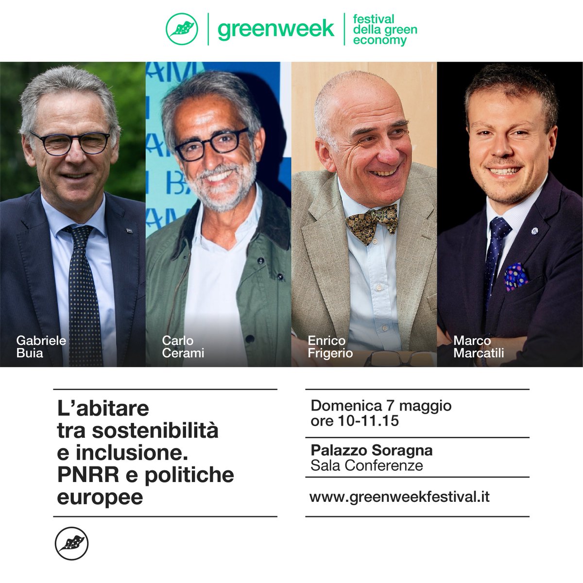 In occasione della terza giornata della #greenweek interverranno Gabriele Buia, <a href="/ccerami/">Carlo Cerami</a>, Enrico Frigerio e <a href="/marcomarcatili/">Marco Marcatili</a>. 

Conduce <a href="/dariodivico/">dario di vico</a> del <a href="/Corriere/">Corriere della Sera</a>.     

📅 Domenica 7 maggio 2023 / ore 10-11:15

👉 Info e iscrizioni: greenweekfestival.it/tc-events/labi…
