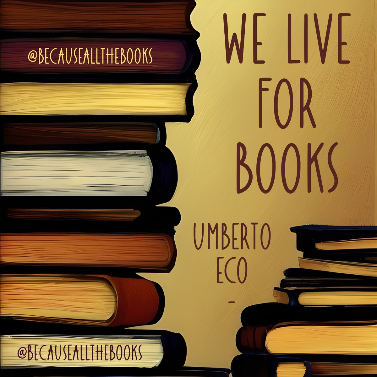 And we love it!

#BecauseAllTheBooks #BooksChangeLives #BooksAreLife #BooksForLife