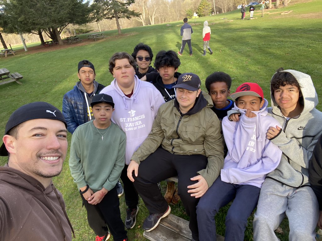MrAndrewSousa's tweet photo. Wake up call ⏰. Nothing gets everyone up and alert like some morning Barbie Girl 🎶 and NSYNC 🎶  let’s get this full day of activities going 🌲 👟 ✏️ @SFX_TCDSB  @mslauranigro  @MsRoccosanto  @rendaj6 https://t.co/V0lO4dNVlh