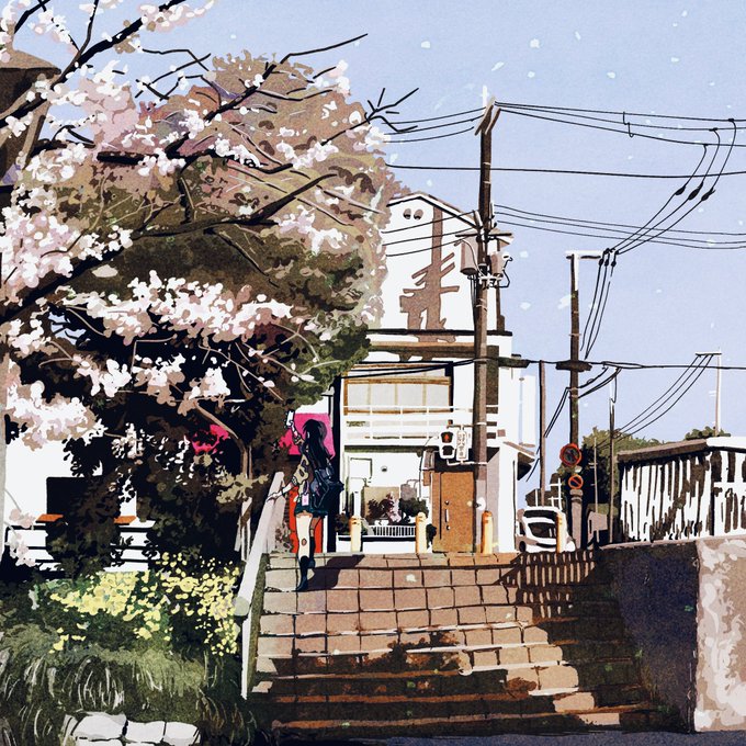 「grass utility pole」 illustration images(Latest)｜3pages
