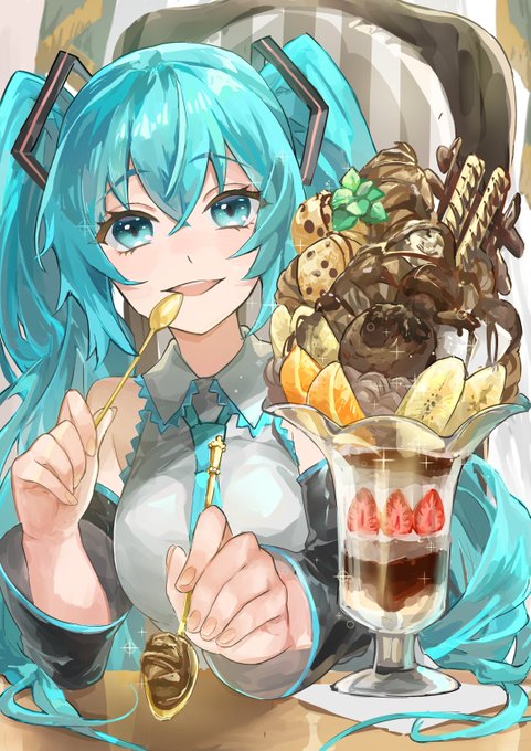 「bangs dessert」 illustration images(Latest)