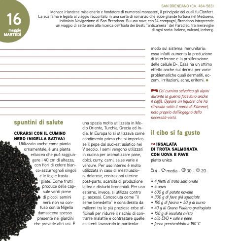 Massolon's tweet photo. Siamo a metà maggio e su #Adesso vi parliamo dei molteplici usi del cumino nero, non solo in cucina ma anche come erba officinale. Oggi si ricorda San Brendano. https://t.co/nr9Nhcxz40