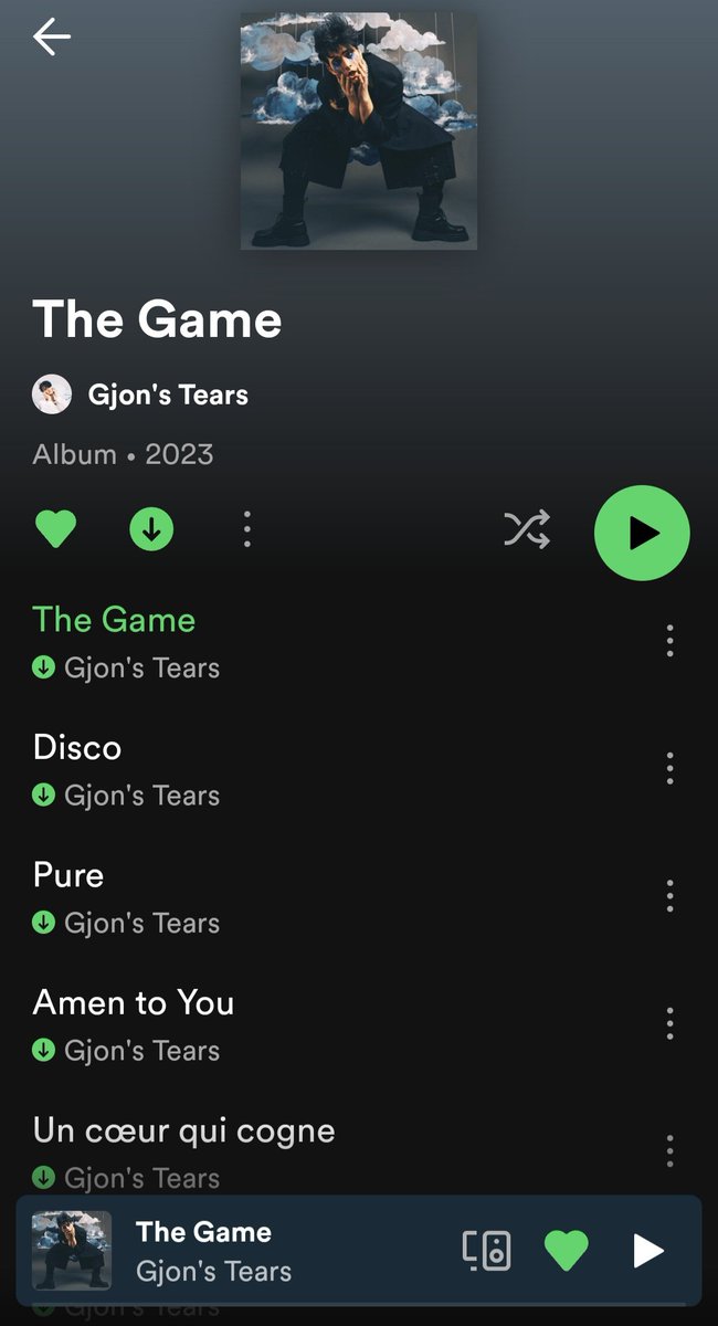 🎹 this album is so addictive! 
THE GAME BY <a href="/gjonstearsoff/">Gjon's Tears</a> 
<a href="/Joandcolabel/">Jo&Co</a> 
🎹
#GjonsTears #GjonMuharremaj #Gjon  #Eurovision #Switzerland #music #song #live #concert #swiss #singer #piano #joandco #toutlunivers #thegame #newalbum