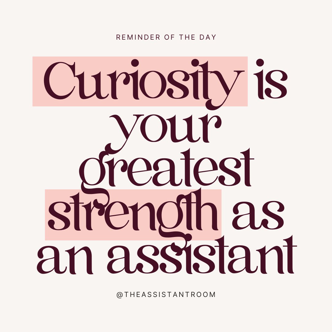 Your daily reminder ✨

#personalassistants #executiveassistants #careers