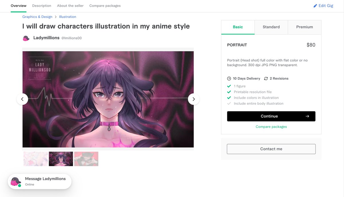 COMMISION OPEN! ❤️‍🔥📷✨

Check out my Gig on Fiverr: draw characters illustration in my anime style #Fiverr >> 

fiverr.com/s/W8jezB

#fiverrgigpromotion #fiverrgig #fiverrseller #commissionTH #commissionsopen
