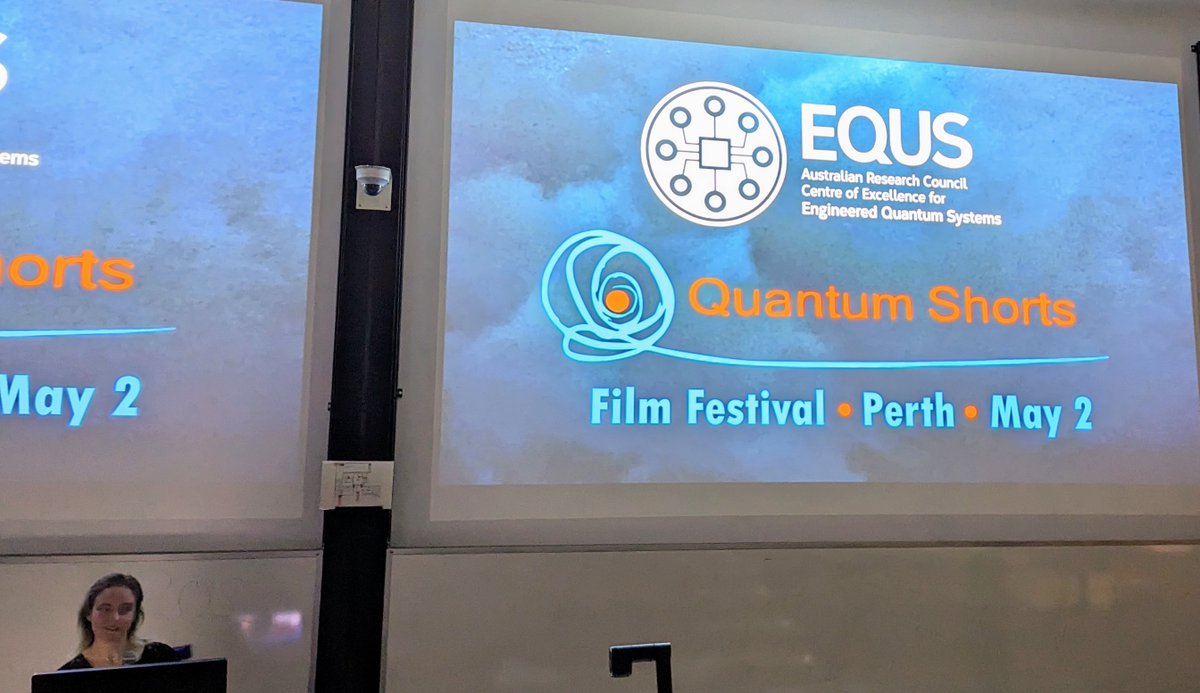Department of Physics at University of WA (@physicsuwa) on Twitter photo <a href="/PhysicsUwa/">Department of Physics at University of WA</a> hosted the biannual "#Quantum Shorts" film festival today.
This festival is a unique competition which challenges filmmakers to tell a 5 min story inspired by quantum mechanics.
<a href="/ausphysics/">Australian Institute of Physics</a> <a href="/uwanews/">UWA</a> <a href="/UWAresearch/">UWA Research</a> #Physics <a href="/PhysicsUwa/">Department of Physics at University of WA</a> hosted the biannual "#Quantum Shorts" film festival today.
This festival is a unique competition which challenges filmmakers to tell a 5 min story inspired by quantum mechanics.
<a href="/ausphysics/">Australian Institute of Physics</a> <a href="/uwanews/">UWA</a> <a href="/UWAresearch/">UWA Research</a> #Physics