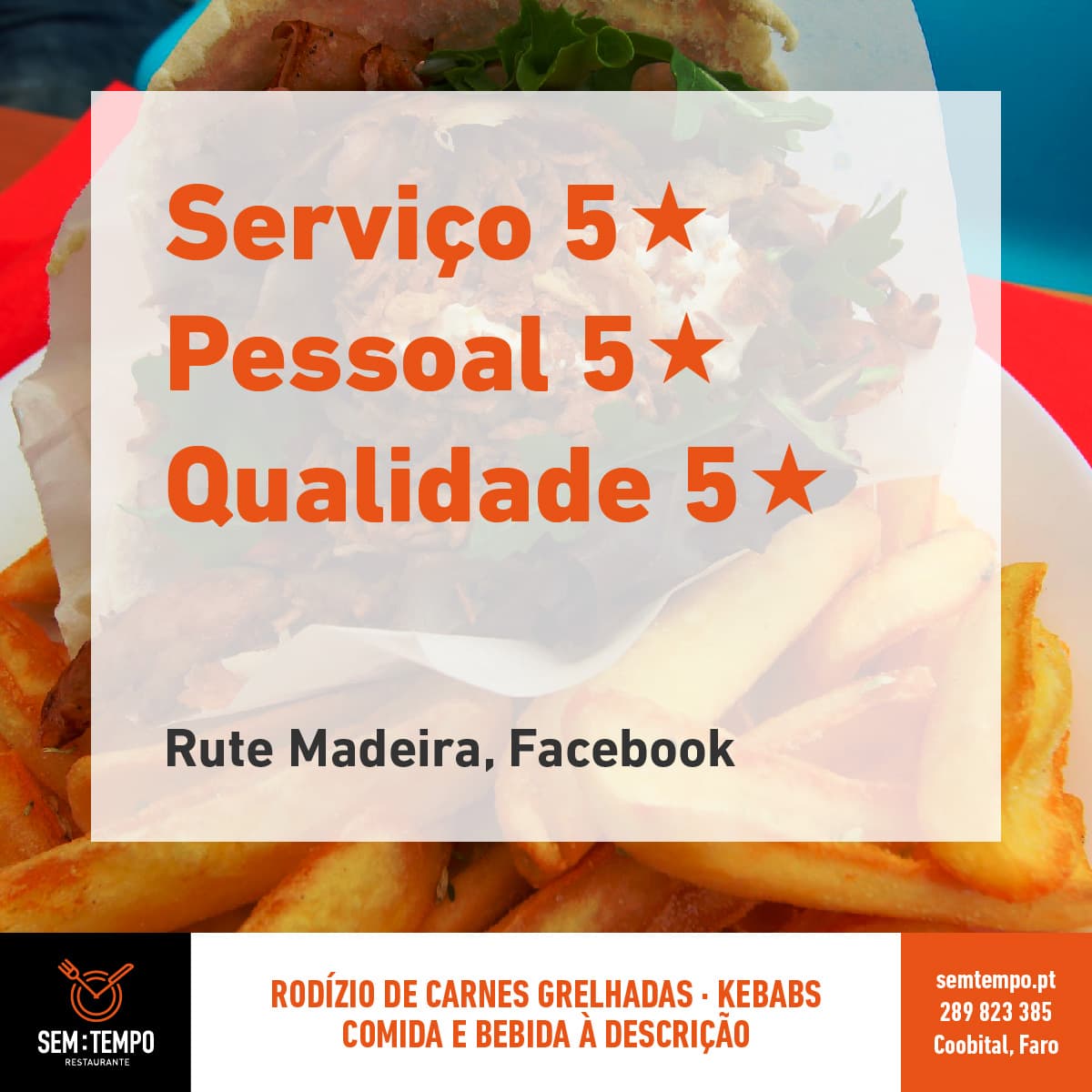 RestauranteSem's tweet photo. Não precisamos de nos gabar, os nossos clientes fazem-no por nós! 🤫👍

#ClientesSatisfeitos #CarnesSaborosas #restaurantesemtempo #semtempo #rodiziodecarnes #rodiziobrasileiro  #faro #algarve #portugal #wine #food #portuguesefood #delicious #dinner #foodlover #restaurant https://t.co/ncs33cfMHc