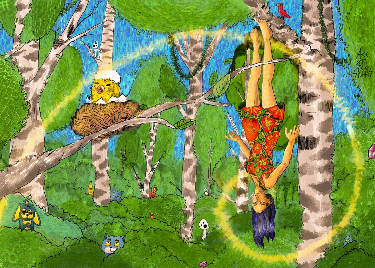 ace0fredspades_'s tweet photo. 🌱Quick remaster of old spring work in Krita. #drawthisagain #photoshopart #Krita #kritaart #illustrator #forestportrait #selftaughtartist #dessin #girlportrait #magicart #art🎨 #drawing #instaart #artbelarus #ArtistOnTwitter #ink #art_blog #may #drawthisagainchallenge #dtiys https://t.co/srcWKdWc3u