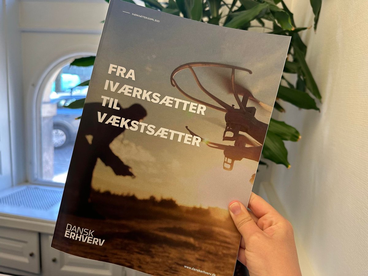 I <a href="/DanskErhverv/">Dansk Erhverv</a>  er vi kommet med en ny analyse af, hvordan det går med at løfte iværksættere til vækstsættere. Spoiler alert: Det går dårligt. Heldigvis kan du i udspillets anden del læse om fire gode bud på, hvordan vi løser problemet danskerhverv.dk/siteassets/med…