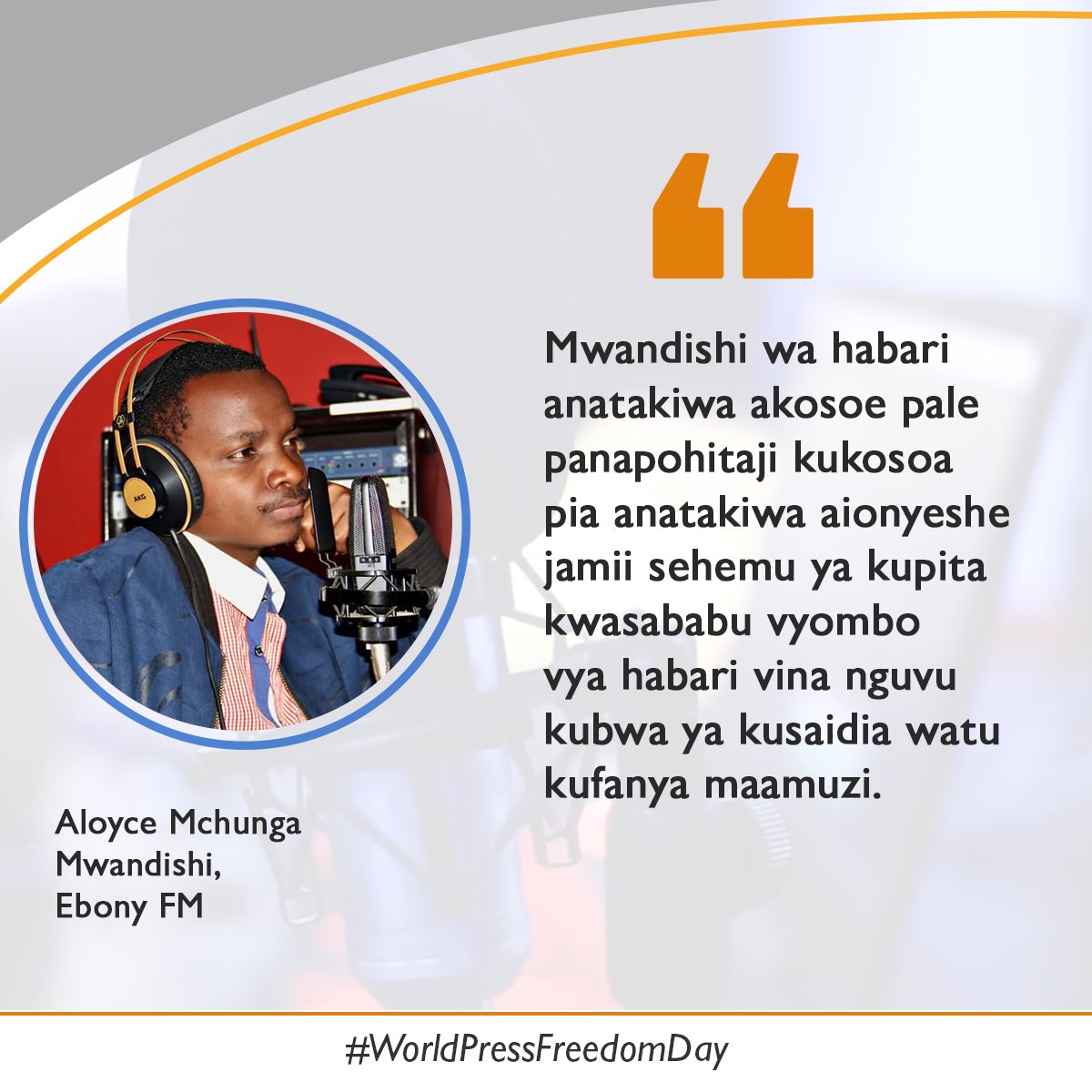 MchungaAloyce's tweet photo. #Mediafreedomday https://t.co/rNpUSYLjlV