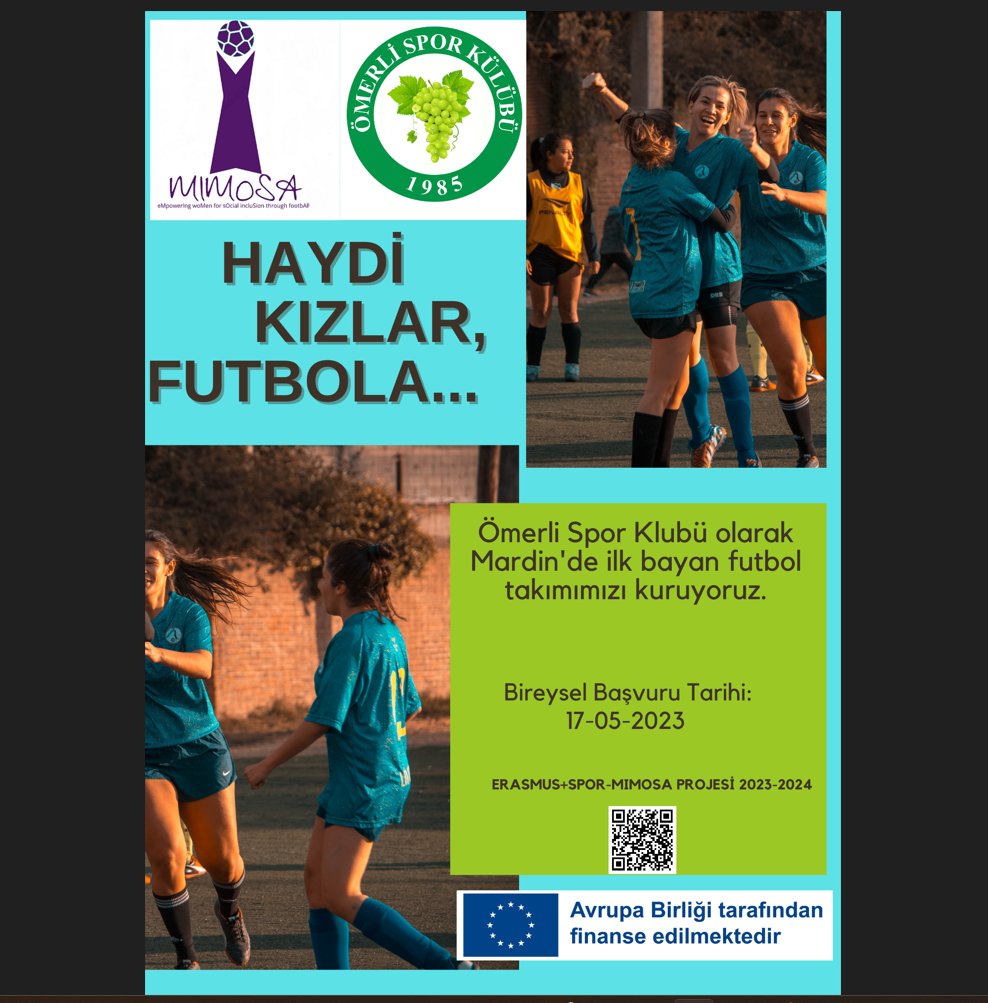 Mimosaproject1's tweet photo. Our project poster, prepared for the dissemination activities in Turkey by the project coordinator Ömerli Sports Club.

@omerlispor_ 
@euprocentrum https://t.co/hgqz9OV5Bk