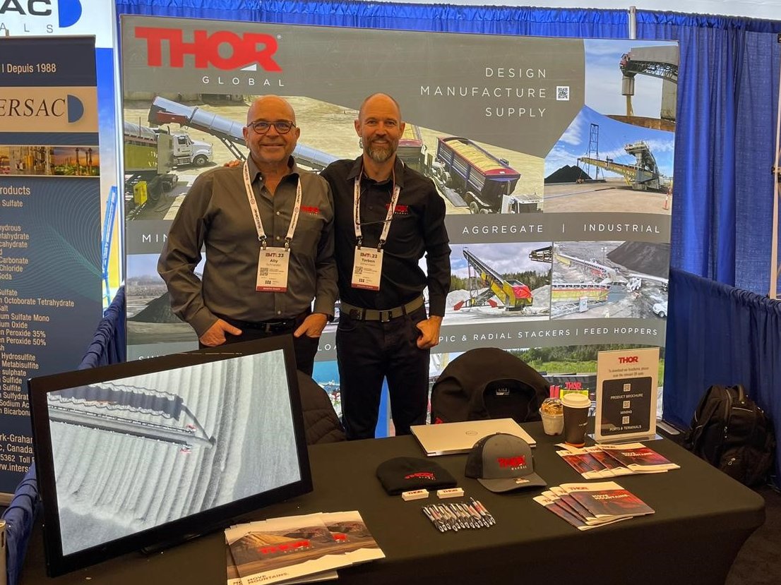 We're at CIM 2023 in Montreal! 🇨🇦

Come by and say hello at booth 521. 👋 

#THOR #THORGlobal #MoveMountains #TG #THORStacker #CIM #CIM2023