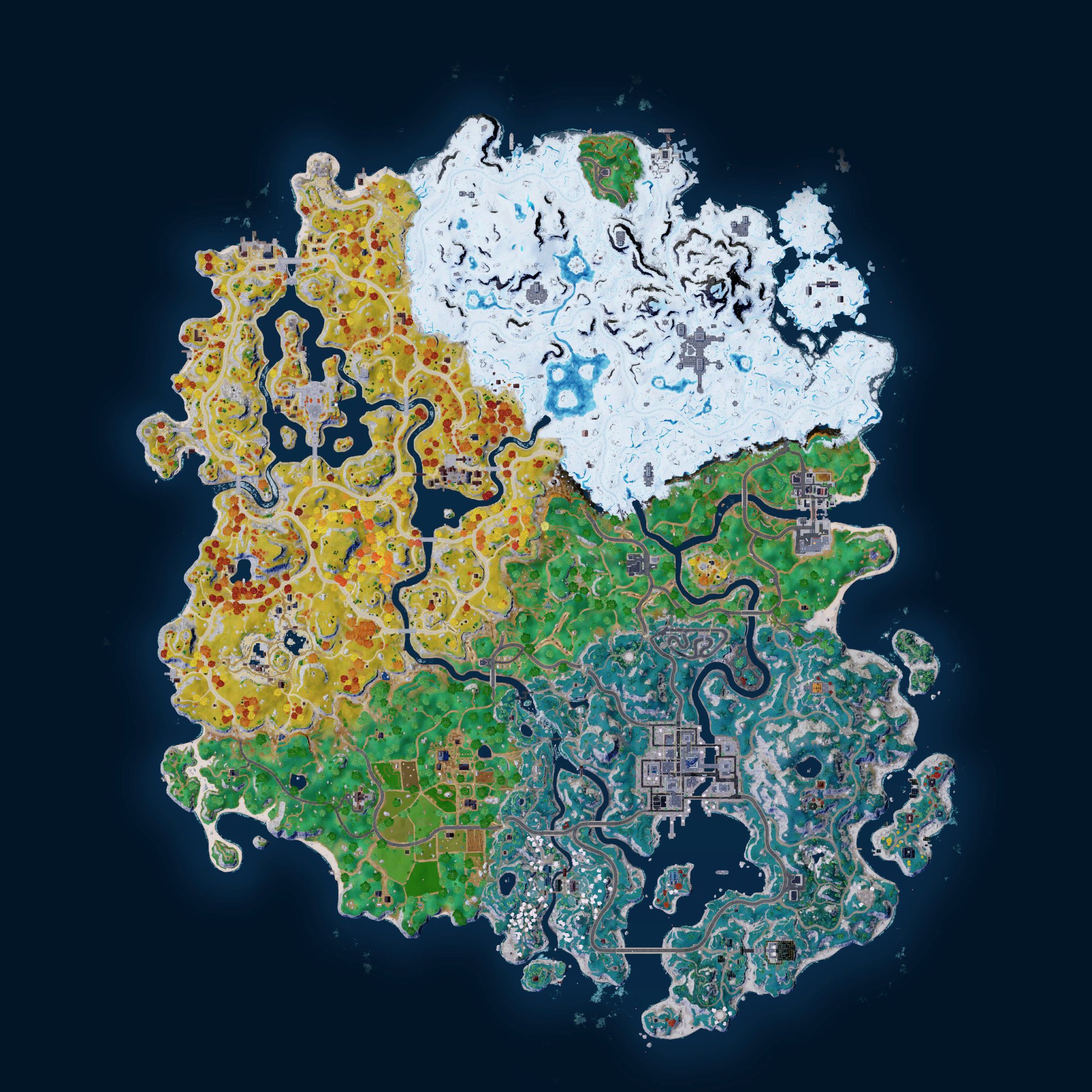 Fortnite Status 🕒 on Twitter "FORTNITE NEW V24.30 MAP! https//t.co