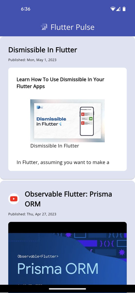 FlutterPulseApp's tweet image. Dismissible In Flutter

@shaiqkh786