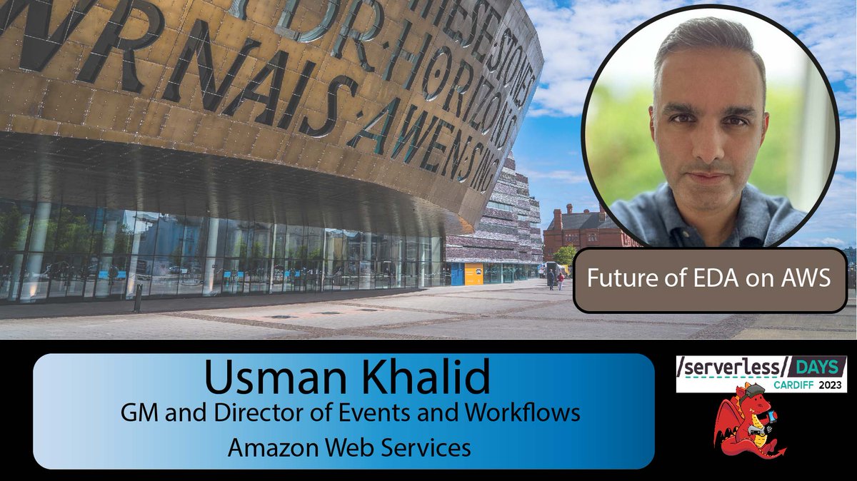 ServerlessCWL's tweet photo. 📢 SPEAKER ANNOUNCEMENT📢

We are delighted to announce @A_Usman_Khalid, GM of Events and Workflows at @awscloud, as a keynote speaker. Learn how EDA is changing the way engineers build and run applications and how AWS plan to evolve events and workflow services for the future https://t.co/6PhYyzRQZm
