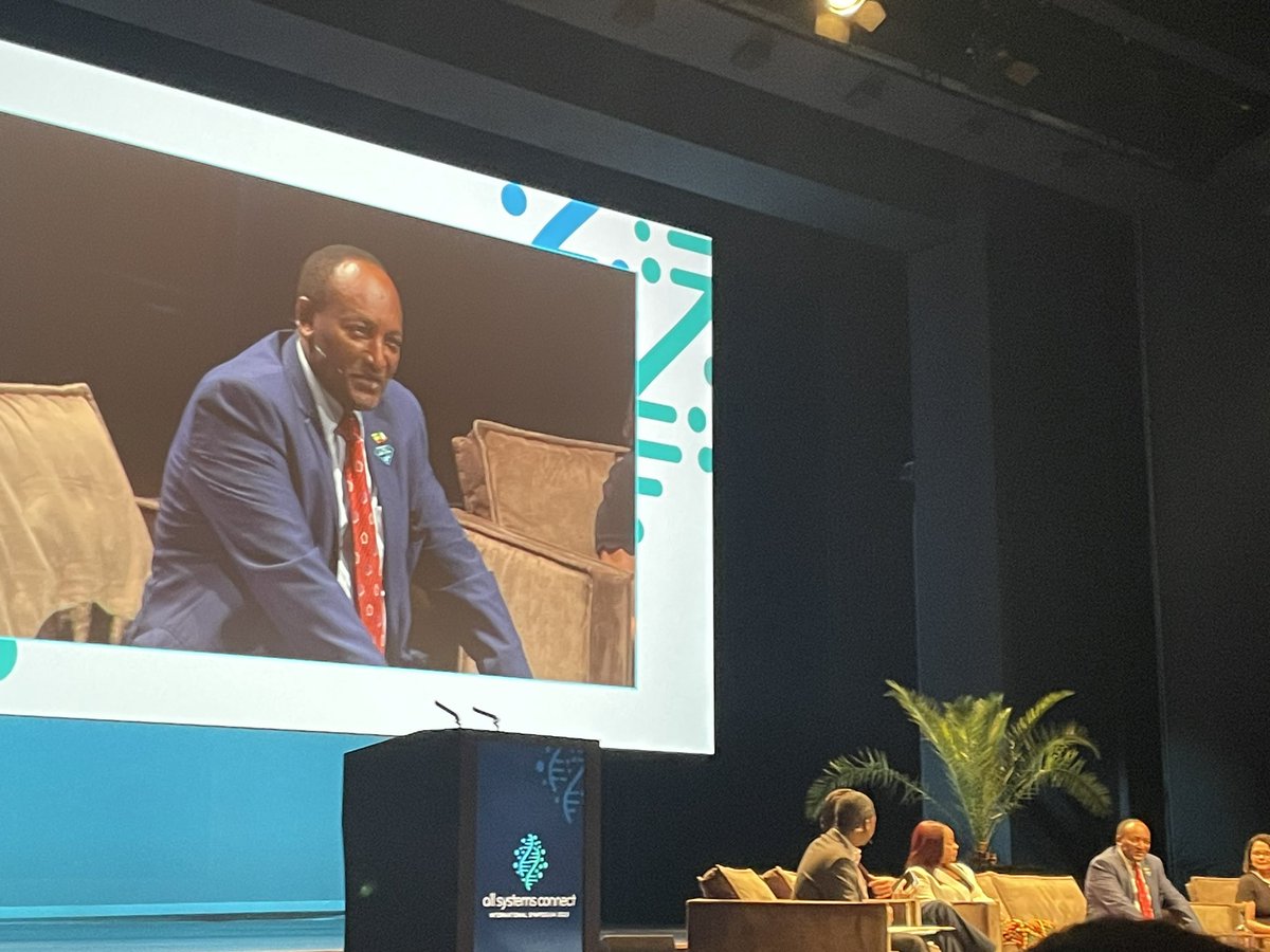 ‘Ethiopia is a water stressed country with unequal spatial distribution of water’ - HE Ambassador Kame, State Minister, <a href="/mowe_ethiopia/">Ministry of Water & Energy</a> #AllSystemsConnect2023