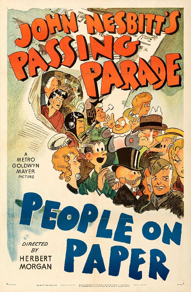 TCMComingUp's tweet photo. #ComingUpOnTCM

PEOPLE ON PAPER (1945) #JohnNesbitt #ChicYoung #HalFoster #AlCapp #ChesterGould #MiltonCaniff
Dir.: #HerbertMorgan 5:08 AM PT

A history of comic strips, with clips of famous cartoonists at work.

10m | Short | TV-G

#TCM #TCMParty https://t.co/oSrbHU6kkY