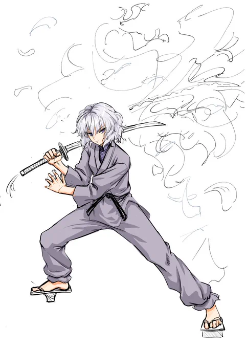 影つける練習  #オリキャラ #illustration