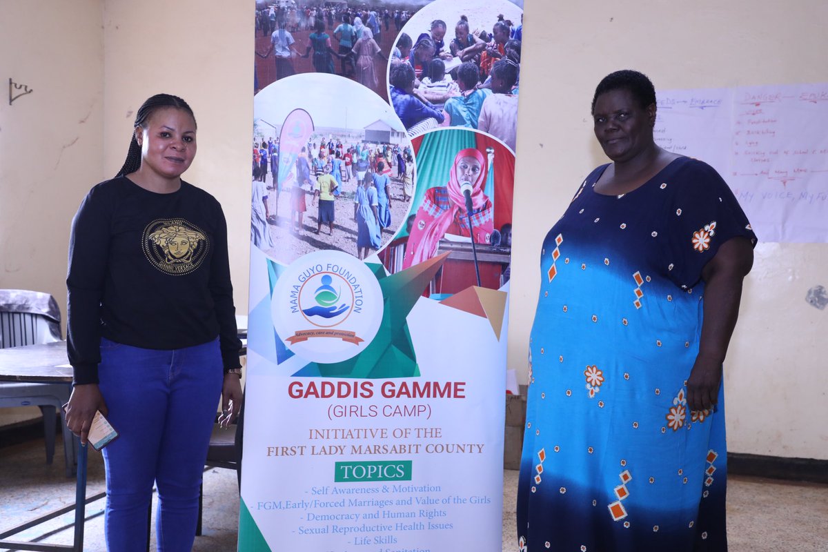 FirstLadyMbt's tweet photo. A total of 136 girls are being trained at the camp, and one of them hails from Migori County. We're thrilled to have such a diverse group of girls learning together! In addition, we're honored to welcome Hon. Caroline Okere, Chairperson of Gender, Children, Sports, Culture and Social Services committee in the County Assembly of Migori and Starlet Oduory, 
The Chief Officer of Special Programs and External Partnerships, County Government of Migori who are in attendance for benchmarking. Way to go, Gaddis Gamme! #GirlsEmpowerment #MarsabitCounty #GirlPower
