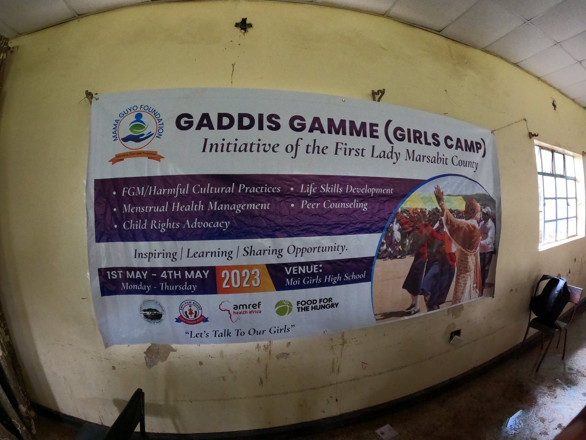 FirstLadyMbt's tweet photo. A total of 136 girls are being trained at the camp, and one of them hails from Migori County. We're thrilled to have such a diverse group of girls learning together! In addition, we're honored to welcome Hon. Caroline Okere, Chairperson of Gender, Children, Sports, Culture and Social Services committee in the County Assembly of Migori and Starlet Oduory, 
The Chief Officer of Special Programs and External Partnerships, County Government of Migori who are in attendance for benchmarking. Way to go, Gaddis Gamme! #GirlsEmpowerment #MarsabitCounty #GirlPower