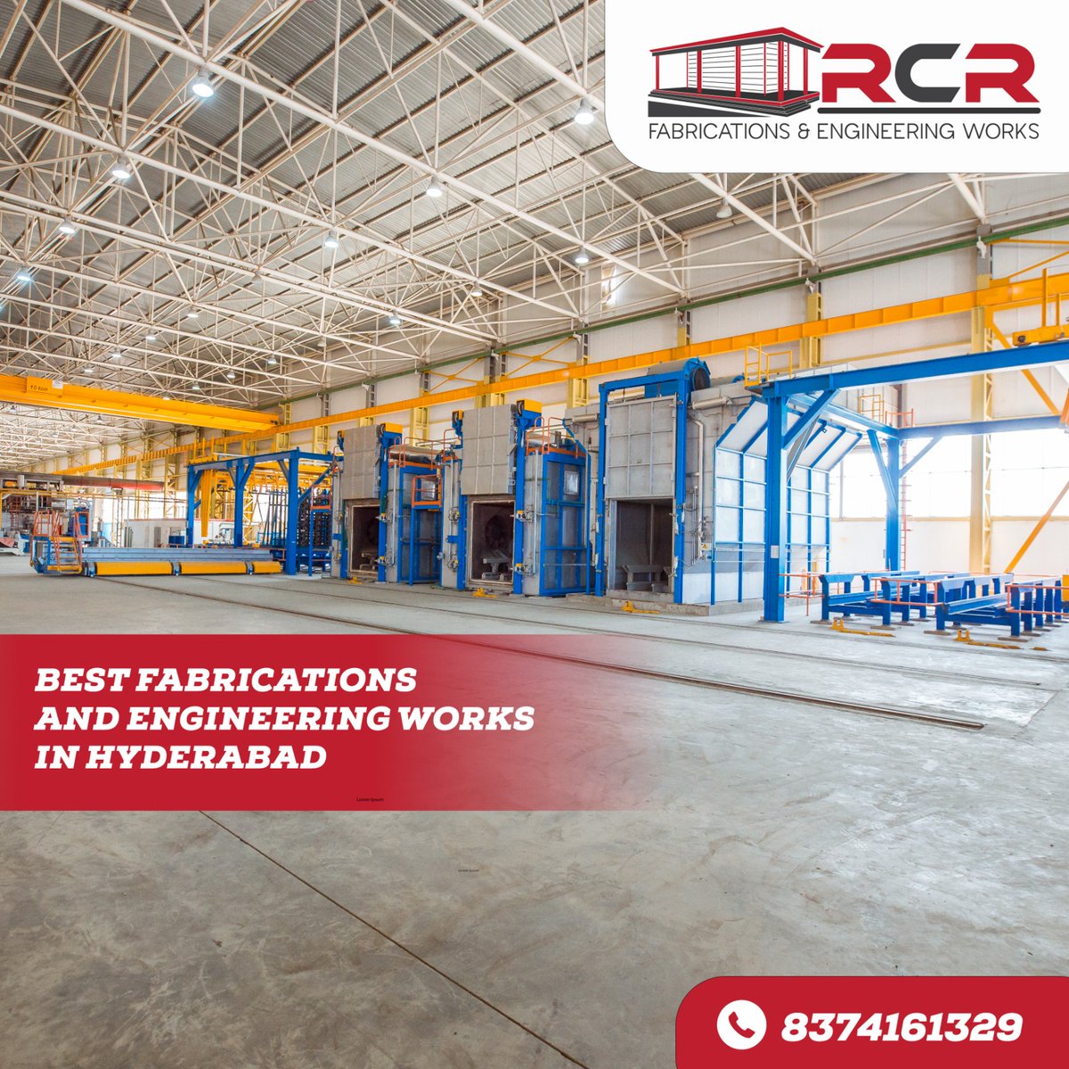 WorksRcr's tweet photo. RCR is the best Fabrication and engineering works in Hyderabad
call us: 8374161329
#Fabrication
#Metalshaper
#Metalfabrication
#Bestfabrication
#RCR #steelwork
#PreCoatingRoofing
#RoofProtection
#longevity #Hyderabad #EngineeringWorks #Fabricationshop https://t.co/LE8dJQvlsU