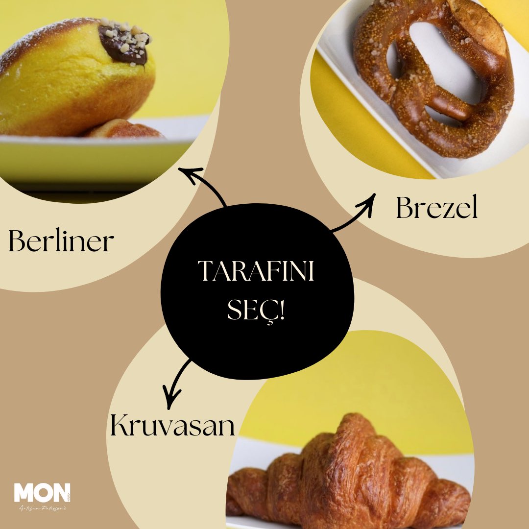 Enfes bir karar verme zamanı!😋
Çıtır çıtır bir Brezel mi?
Organik ve ekşi mayalı enfes bir Kruvasan mı?
Yoksa en doğal ve tatlı haliyle Berliner mi?
Seçim sizin ✨ 

#ankara #berliner #brezel #kruvasan #tatlıkeyfi #ekşimaya #artisanbakery