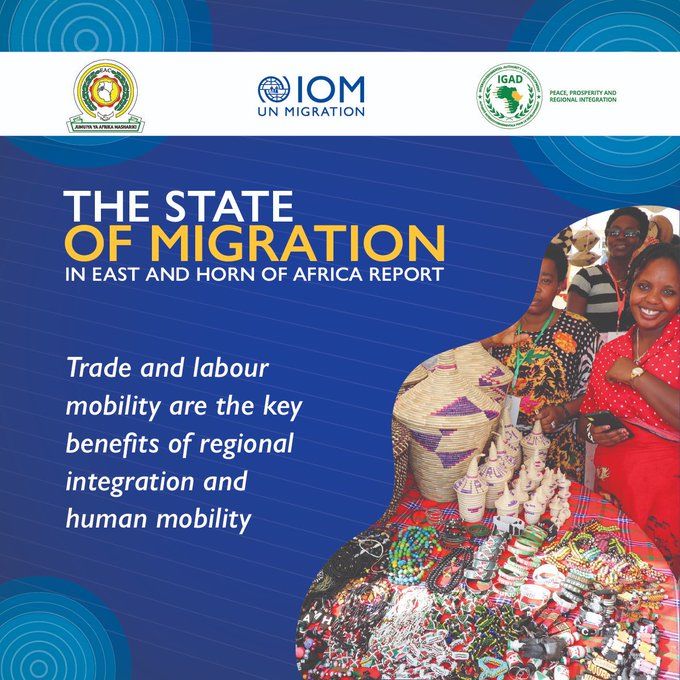 WaruhiuFranklin's tweet photo. The D-Day is finally here.

The launch of 'The State of Migration in East and Horn of Africa Report' is happening today at KICC.

Regional integration plays a key role as it offers opportunities to move freely, expand trade among members and scale up production. #StateofMigration https://t.co/VZpObzCc6t