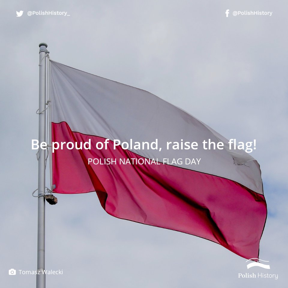 PolishHistory_'s tweet photo. 🇵🇱🇵🇱🇵🇱 The white and red flag is a great story, a symbol of heroism, hope, pride and freedom. The flag is a sign of the state, but above all of the nation. The flag of the Republic of Poland is one of the oldest national colors in the world.

Be proud of Poland, raise the flag! https://t.co/ljyCOVBHiU
