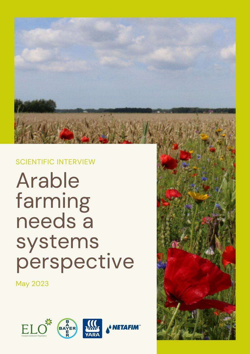 EULandownersOrg's tweet photo. Read "Arable #farming needs a systems perspective" an interview featuring Martin van Ittersum, Frank Ewert &amp; Jorgen Eivind Olesen.  

It was conducted by Joost van Kasteren and focuses on the #sustainability of integrated #crop management systems

https://t.co/nt8l1SWtyb https://t.co/Q4pWl9YZZR