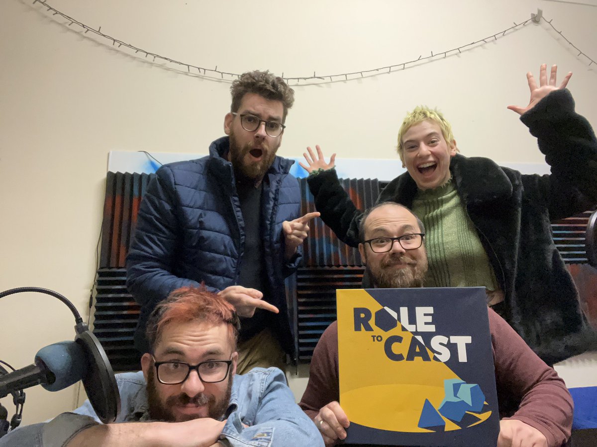 EllenKGraham1's tweet photo. If you don’t follow my amazingly talented co-performers @roletocast you should! Together we have decades of experience in running games and performing, not to mention we’re pretty funny when we need to be!
Go give them some love @SeanMeansJohn @BondingChris @Skkruf https://t.co/z6BLglEFjc