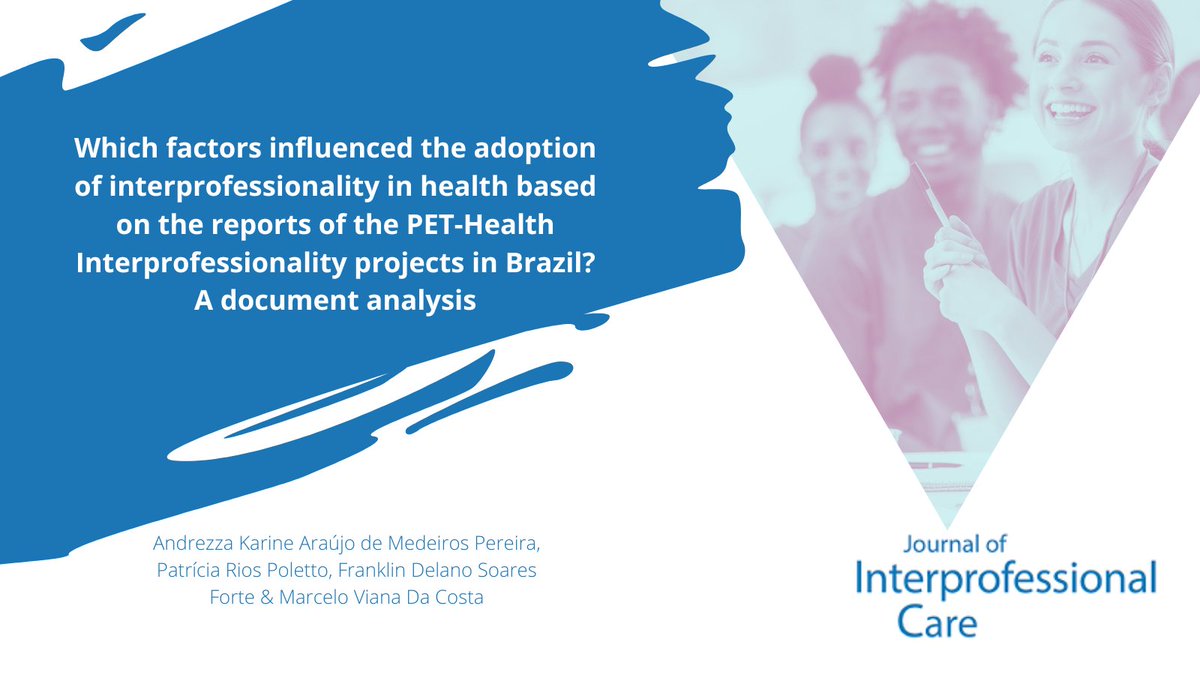 What has been the impact of the adoption &amp; strengthening of interprofessional education in the PET-Health program in Brazil? Read more here: tandfonline.com/doi/full/10.10… #IPE #IPC #Brazil
