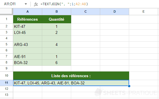 SheetsPratique's tweet photo. Découvrez la fonction #TEXTJOIN de #GoogleSheets 👀

https://t.co/7vxSFikA5o https://t.co/EBg6rPXMLl