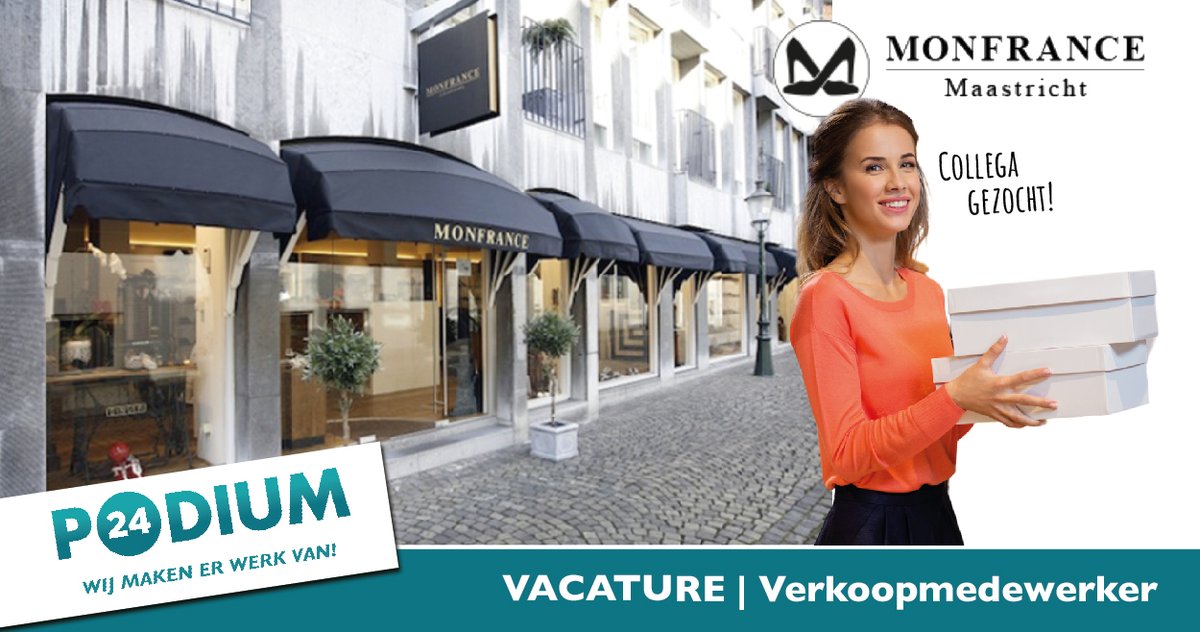 VACATURE | Werken bij de bekendste schoenenzaak van Maastricht? Dit is je kans! 👉podium24.nl/home/werkpodiu…