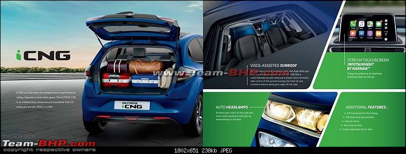 Tata Altroz i-CNG brochure leaked to come in 6 variants - XE, XM+, XM+ (S), XZ, XZ+ (S) and XZ+ O (S)
Sunroof available in three variants - XM+ (S), XZ+ (S) and XZ+ O (S)
Excited for Altroz i-CNG? 
Source - TeamBHP