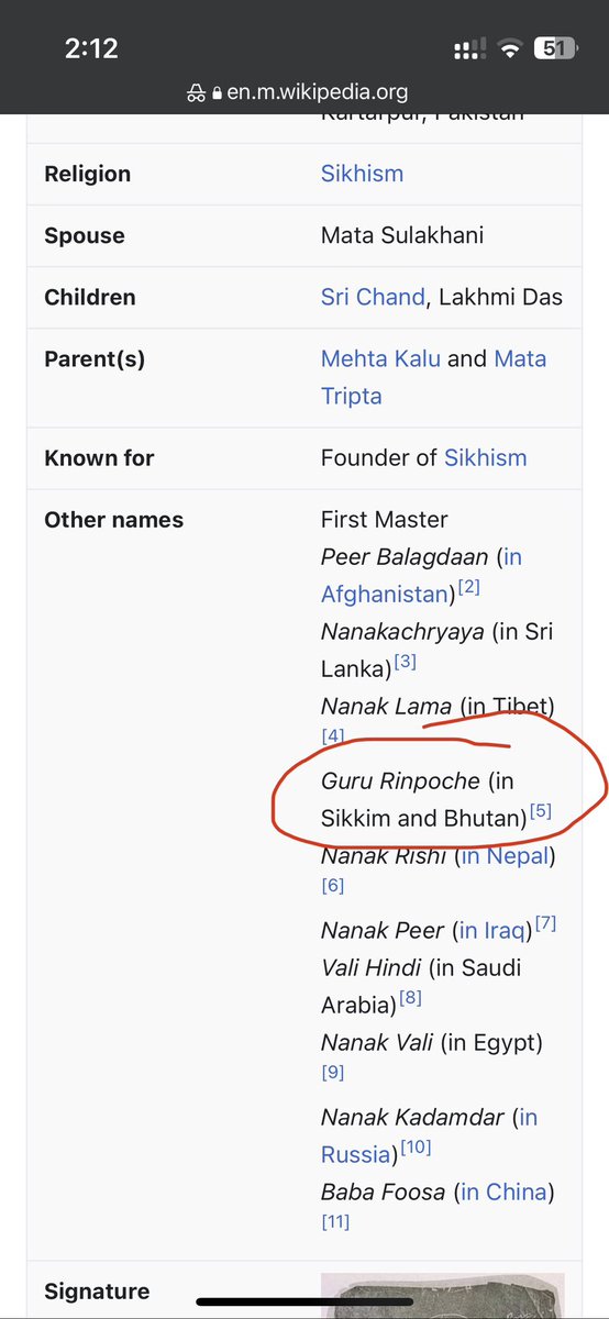feelingmonkish's tweet photo. The audacity of people to edit a Wikipedia page and add ‘Guru Rinpoche’ as an alternative name for Guru Nanak is highly irresponsible and uncalled for. (1/n) https://t.co/DzpmTDYDw5