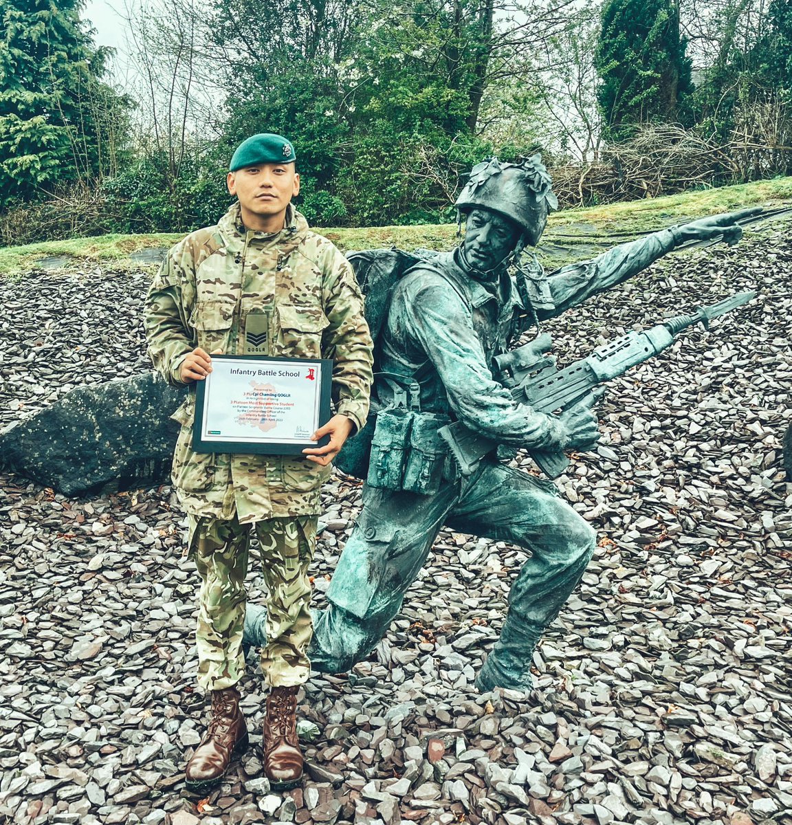PLATOON SERGEANT BATTLE COURSE

28.04.2023

Very Last Infantry Course.

Proudly secured 3rd overall with A- report also with Most Supportive Student. 

History for my LOG..

<a href="/IBSBrecon/">Infantry Battle School</a> @gurkha <a href="/QComd/">QOGLRComd</a>