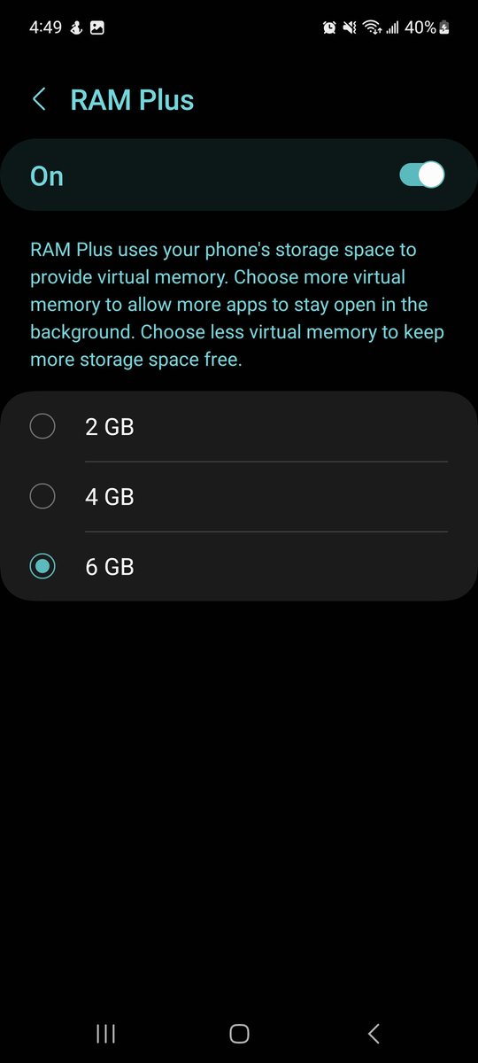 MojaDramaOne's tweet image. Pull screen down and select Settings search "Optimize" now select "Battery &amp;amp; Device Care" down on bottom select "Ram Plus" change default from 4GB to 6Gb after reboot buffer bug resolved. #SamsungUI #OneUI5