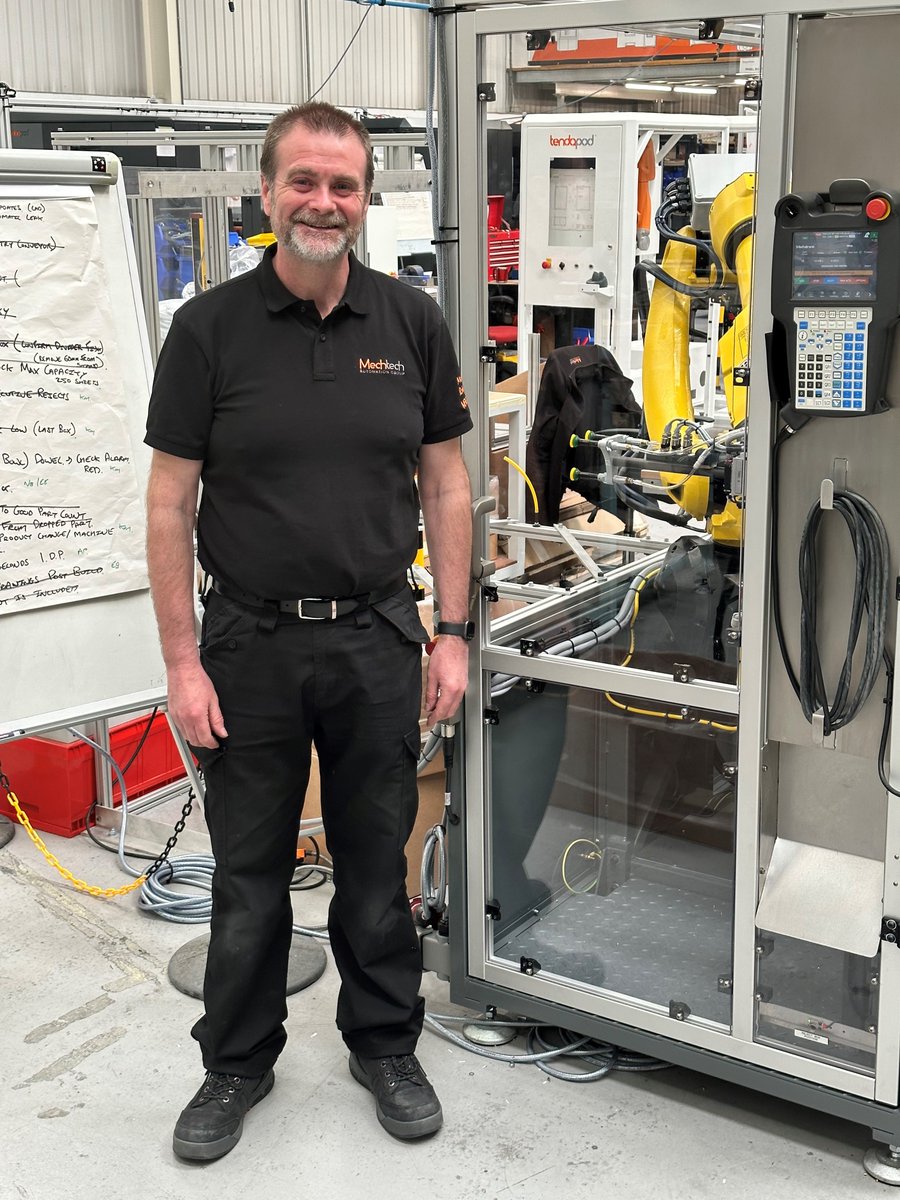 MechtechGroup's tweet photo. Meet David Doherty, Senior Team Leader.

David joined us as a Development Engineer in October 2015.

Working on projects across the Mechatronic and Robopod portfolio, this experience has enabled him to lead the build team to deliver our automated systems to the highest standards. https://t.co/mW3O9XnGHs