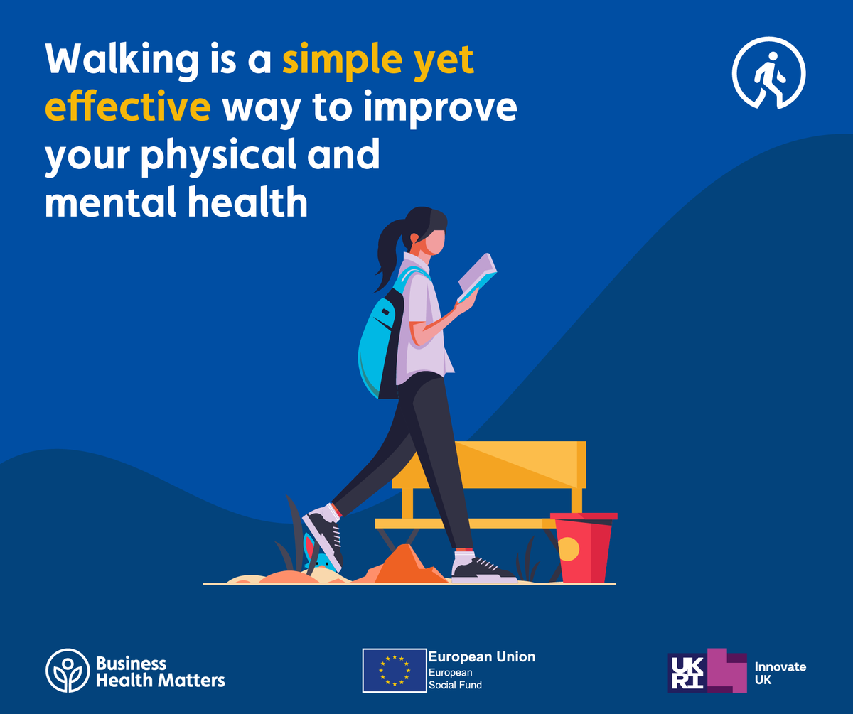 Taking a break doesn't mean you have to sit and scroll through your phone 🤳 Use that time to go for a walk instead! 🚶 Walking is an effective way to improve your physical and mental health. Keep following for more #walking tips 👣 👣 It's #NationalWalkingMonth after all 😉