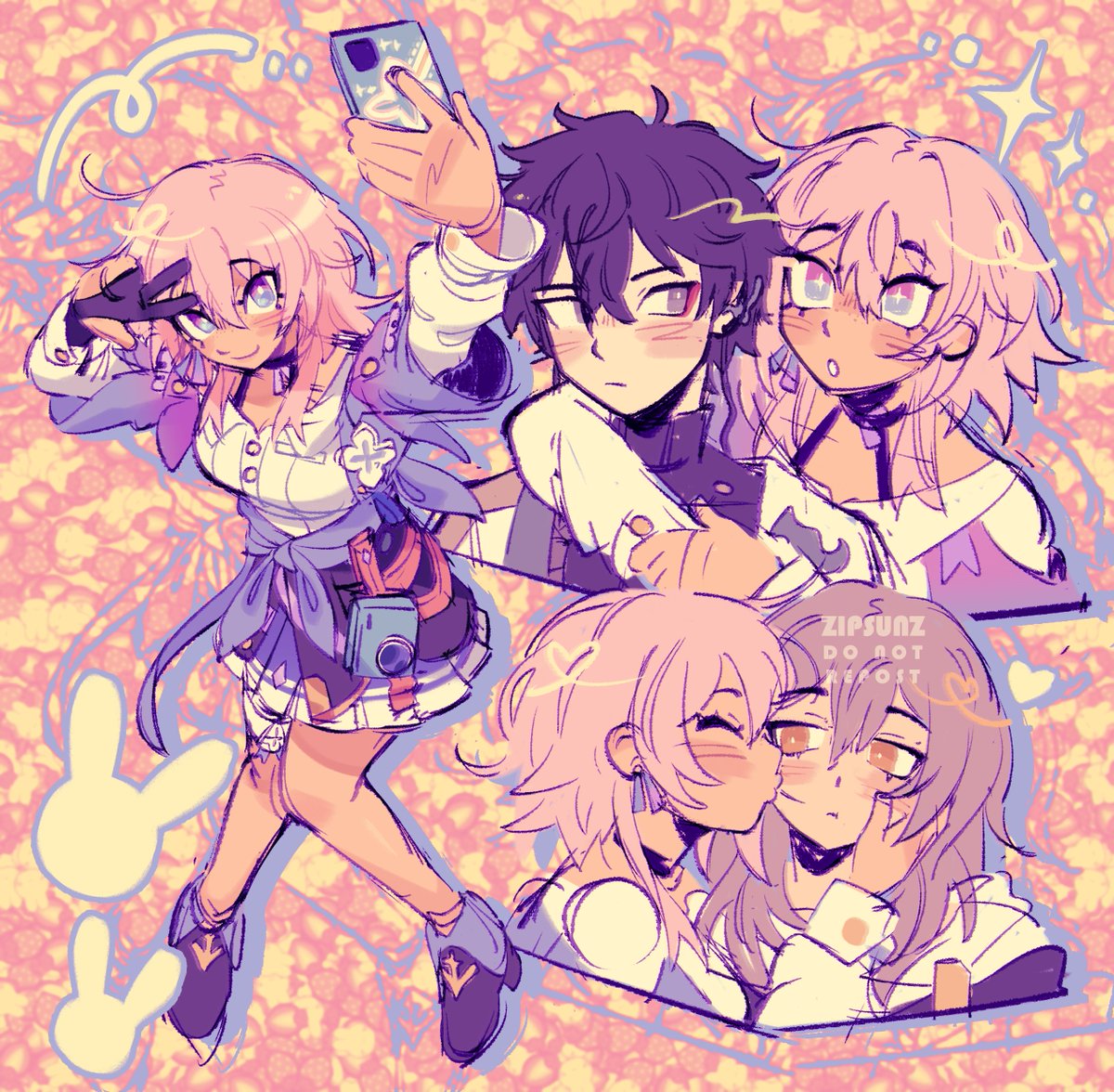 rae! @ kelsey's #1 fan ☔️ on Twitter: "cheeeeese~ 🐰💕 [ #hsr, #