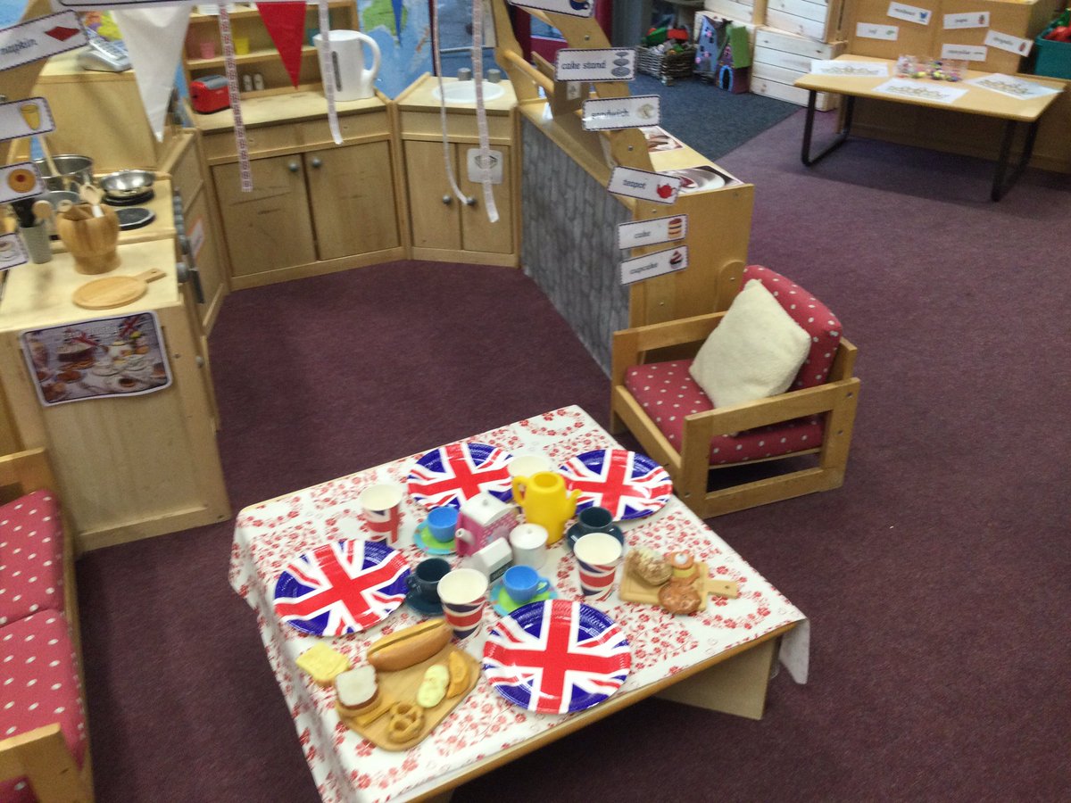 CroftEnabling's tweet photo. Ready for our Coronation celebrations. Lovely role play labs. 
#KingsCoronation #EYFS https://t.co/MQjIDEGMKd