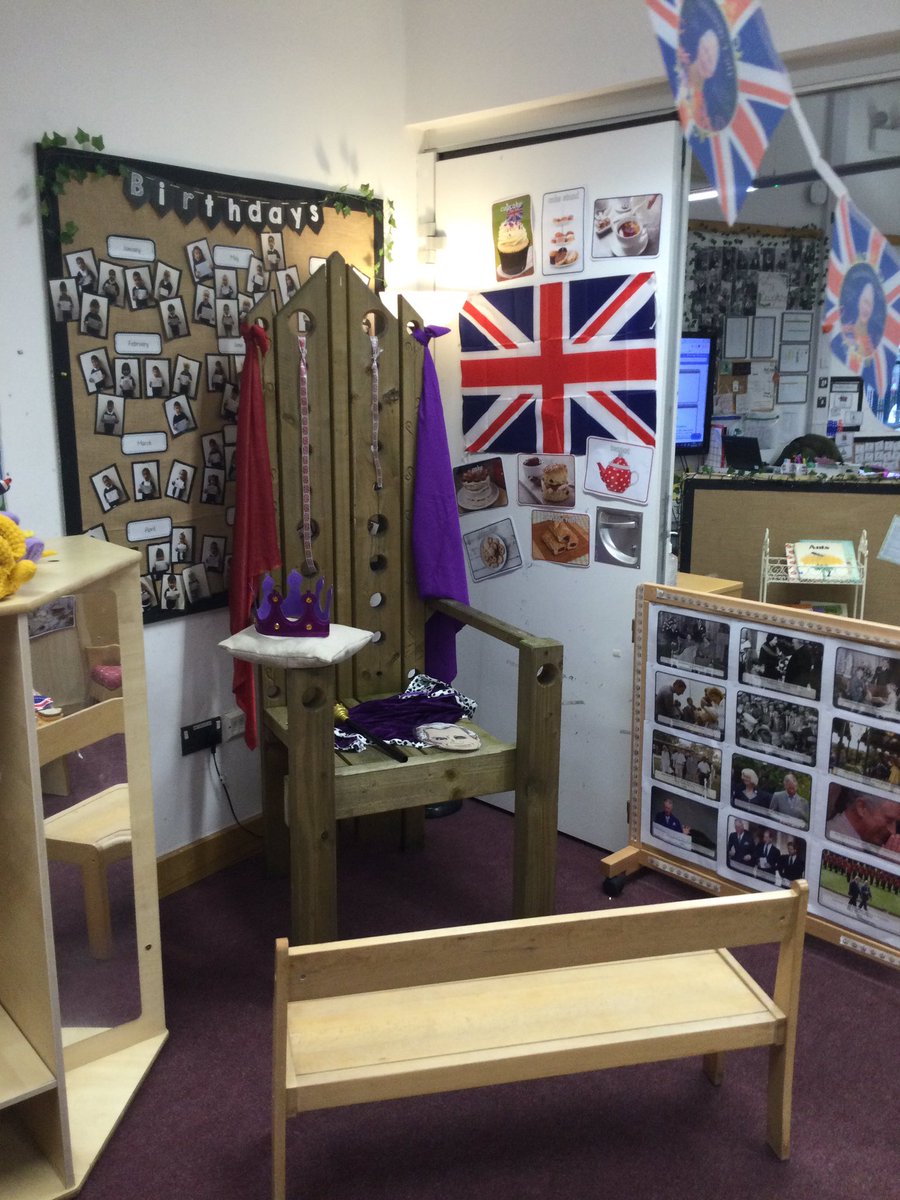 CroftEnabling's tweet photo. Ready for our Coronation celebrations. Lovely role play labs. 
#KingsCoronation #EYFS https://t.co/MQjIDEGMKd