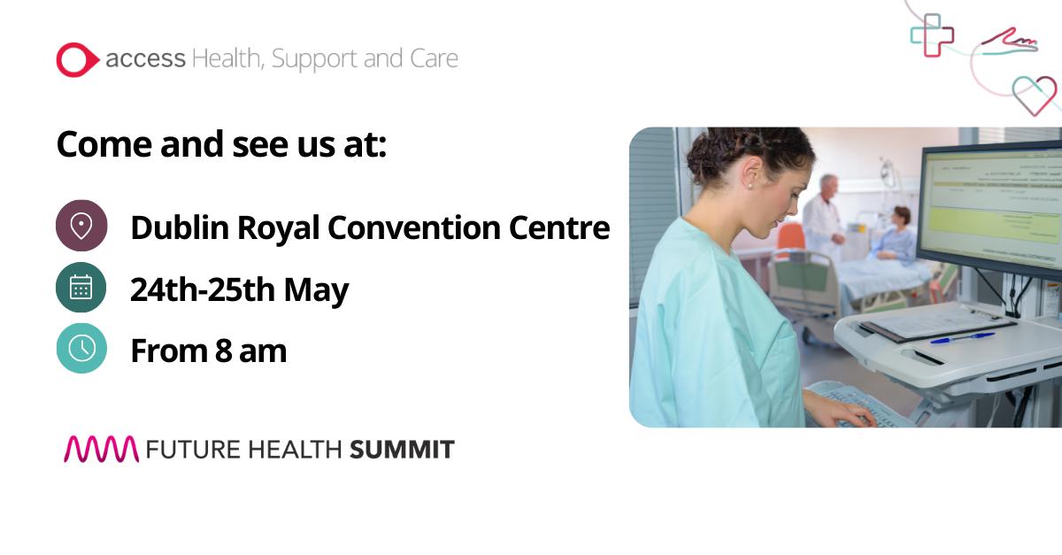 We will be at Future Health Summit 2023 on 24th May and hope to see you there.

You can get your tickets at ow.ly/vxT850O7CiX 

Make sure you are following us for our stand details.

#Event #FutureHealthSummit