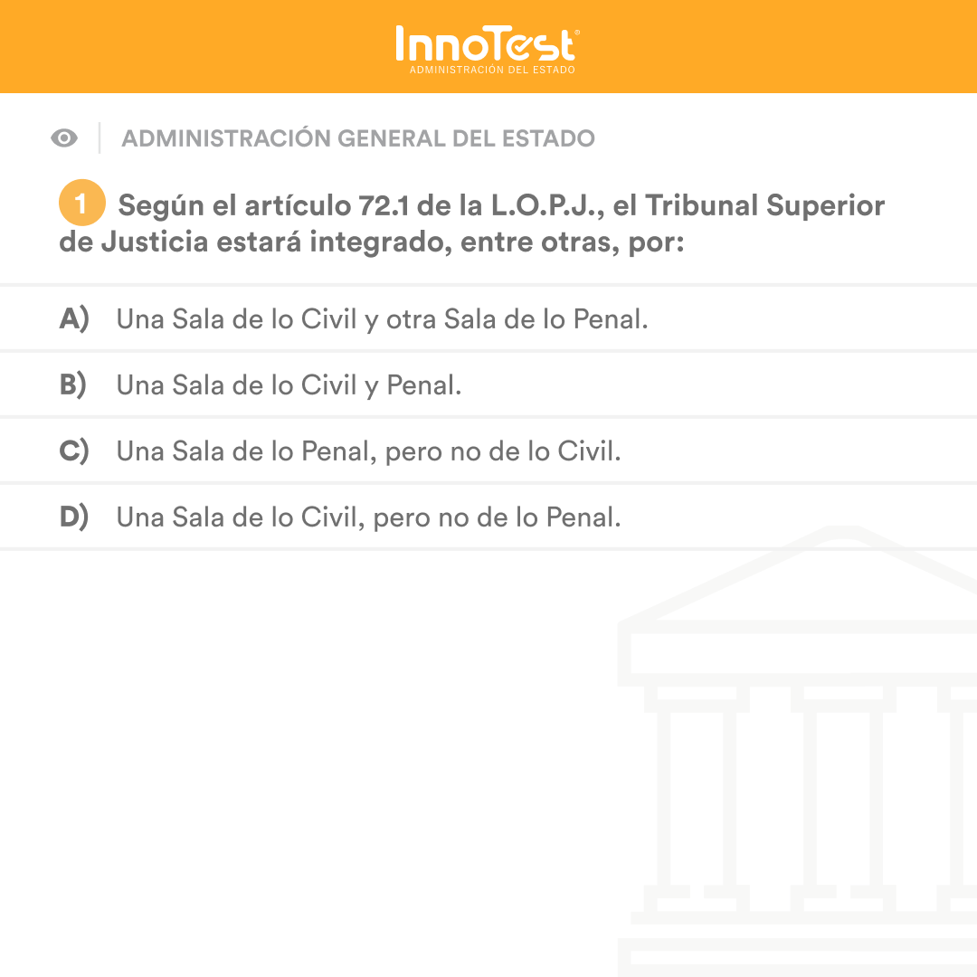 InnoTestES's tweet photo. ⏰ ¡#InnoPregunta del día!
¿Dominas el tema del Poder Judicial? ¡Demuéstralo respondiendo correctamente a esta pregunta! 🤔 ¿Quién integra el Tribunal Superior de Justicia?
Deja tu respuesta en comentarios. ¡Te leemos! 👉💬
#Oposiciones https://t.co/M8hmxazBfZ