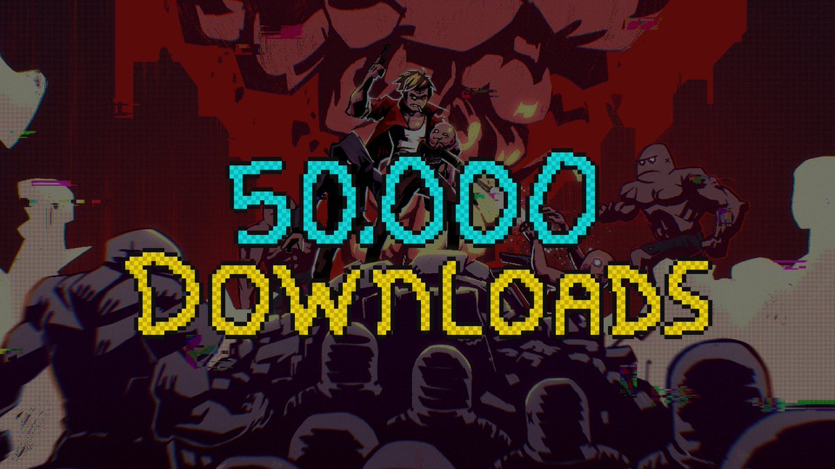 BonusStagePub's tweet photo. 🥳This is a huge milestone for us. More than we ever could expect. Bullet Runner: The First Slaughter by @KamiGames5 just hit 50 000 players. Thank you to everyone who has played the game. 

#indiegame #shooter #boomershooter https://t.co/hF8PeyM5mM