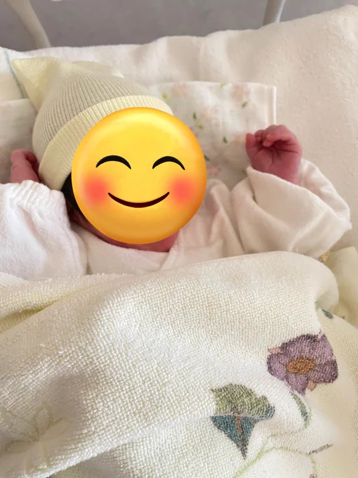 ただいま…!生きてる…!無事に3,080gの男の子でてきました。