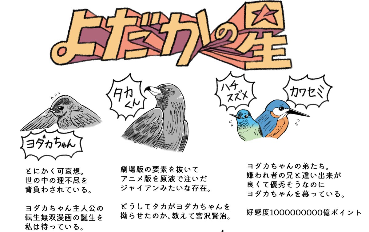 ヨダカの星を読んだっていう日記