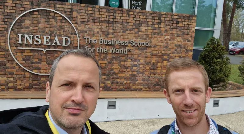 🗣 Our CEO, @RomboutsJW, gave 2 guest lectures last week at the infamous <a href="/INSEAD/">INSEAD</a> - ranked top 3 MBA in the world! He showcased how we’re accelerating the climate transition through a new platform business model, behavioral science techniques and AI. 

💚 Grateful for the invite!