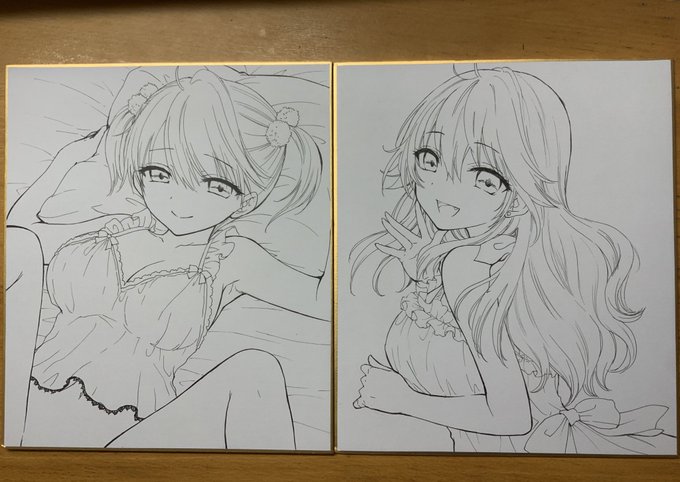 色紙塗っていくぜ
左☆コミティア   右☆コミ1 